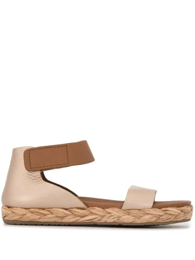 Pedro Garcia Jaida Open Toe Sandals In Brown