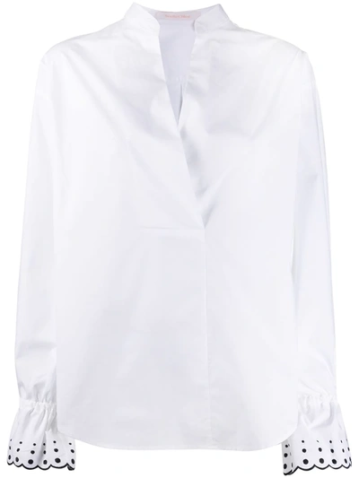 See By Chloé Flared-cuff Blouse In White