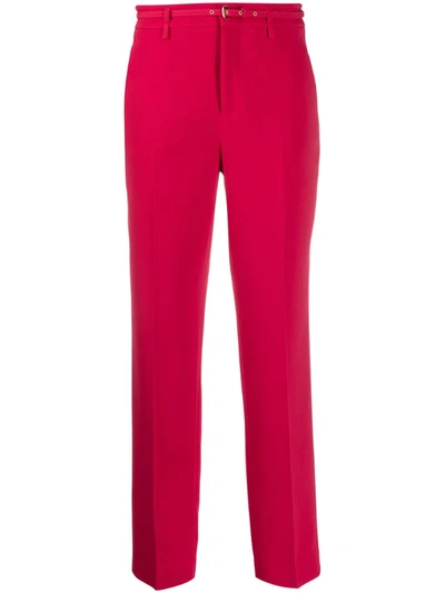 Red Valentino Straight Leg Trousers In Pink