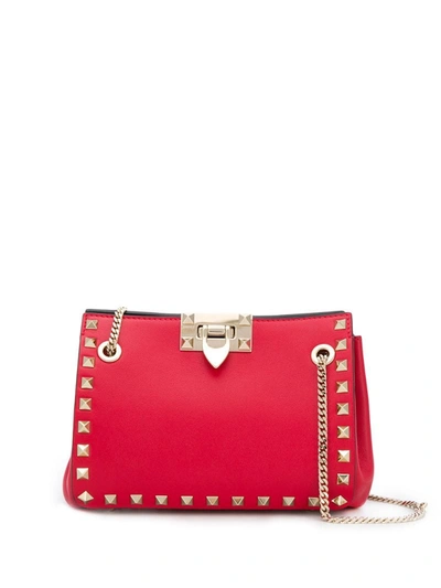 Valentino Garavani Rockstud Mini Bag In Red