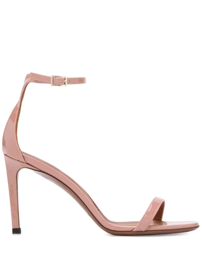 L'autre Chose Strappy Stiletto Sandals In Pink