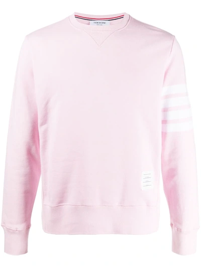 Thom Browne Engineered 4-bar Sweatshirt In Pink