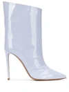 Alexandre Vauthier Alex Pointed Boots In Blue
