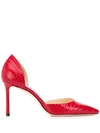 Jimmy Choo Esther 85mm Pumps In Red