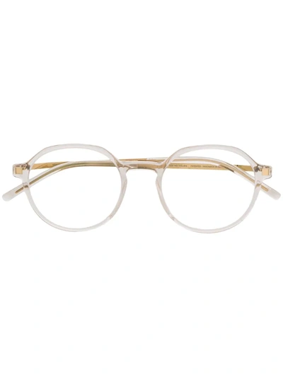 Mykita Bikki Clear Frame Glasses In _chp/ggd