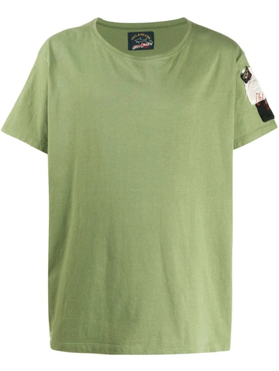 Paul & Shark Short Sleeve Appliqué Patch T-shirt In Green