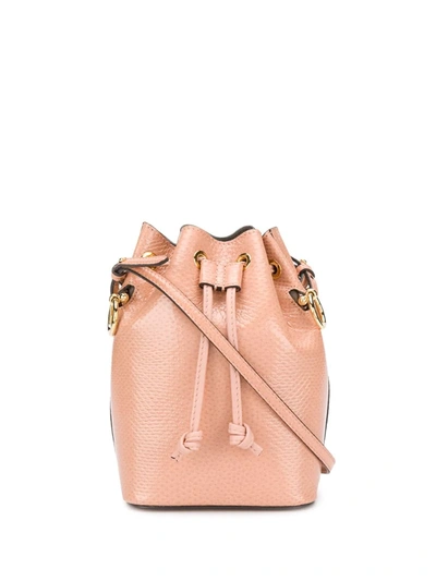 Fendi Mini Mon Tresor Bucket Bag In Pink