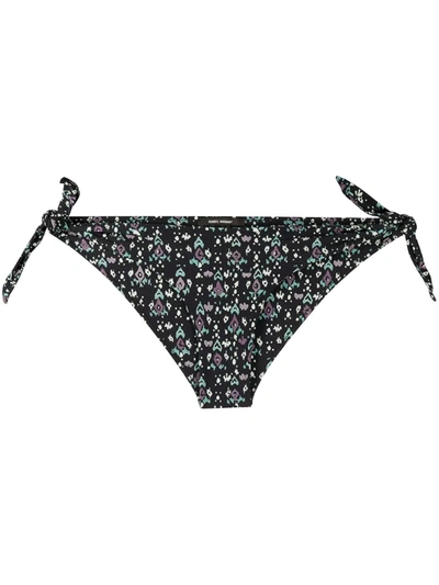 Isabel Marant Shayla Printed Bikini Bottoms In Blue