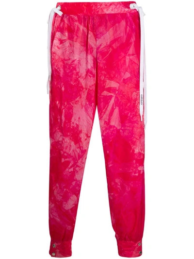 Khrisjoy Pants In Fuxia Synthetic Fibers