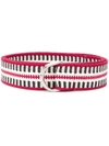 Isabel Marant Nyess Woven D-ring Belt In Red