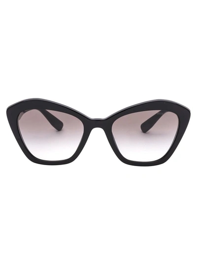 Miu Miu 55mm Cat Eye Sunglasses In Black