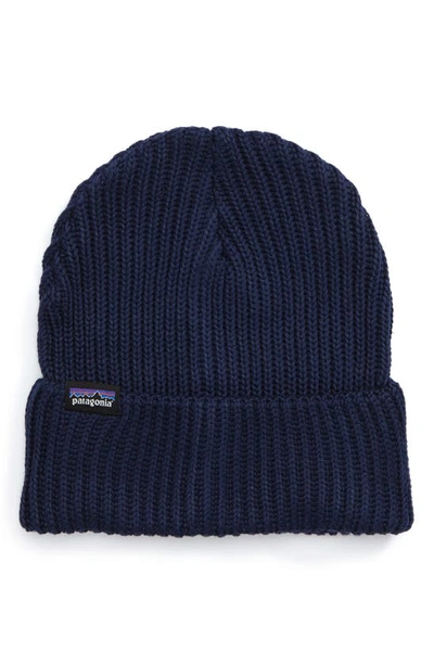 Patagonia 'fisherman' Beanie In Blue