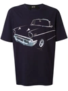 N°21 N° 21 T-shirt N &deg; 21 Short-sleeved T-shirt With Big Car Print In Black