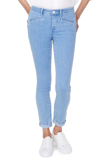 Nydj Alina High Waist Welt Pocket Stretch Skinny Jeans In Belle Isle