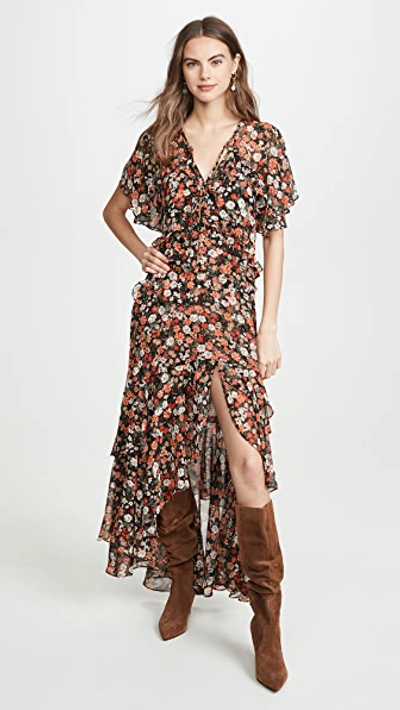 Misa Katarina Dress In Safari Floral