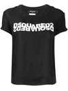 Dsquared2 Logo Print T-shirt In Black