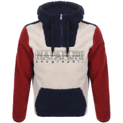 Napapijri Teide 2 Hooded Logo Fleece Beige