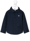 Emporio Armani Babies' Logo Shirt In Blue