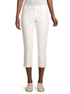 Lafayette 148 Petite Fundamental Bi-stretch Manhattan Skinny Capri In Sea Salt