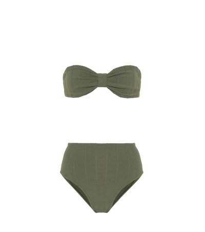 Hunza G Posey Nile Bikini In Green