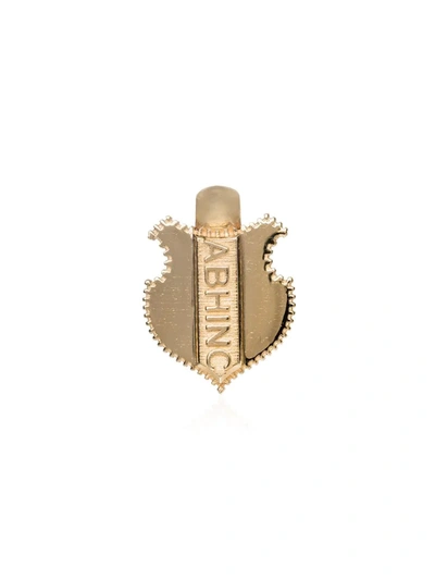 Foundrae 18k Yellow Gold Abhinc Baby Crest Charm