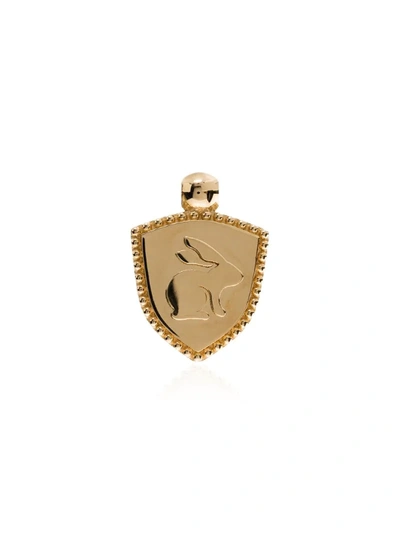 Foundrae 18k Yellow Gold Abundant Love Baby Crest Charm