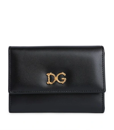 Dolce & Gabbana Leather French Flap Wallet