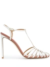 Francesco Russo T-bar Sandals In White