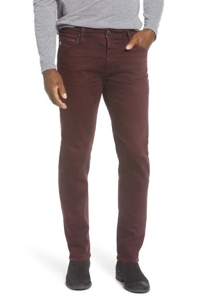 Ag Graduate Slim Straight Fit Jeans In Raleigh In Caper