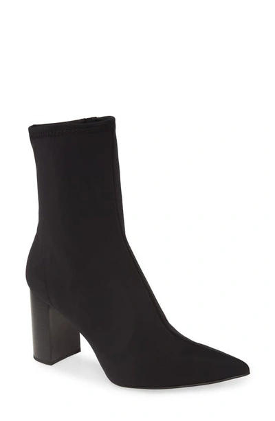 Jeffrey Campbell Women's Siren Block-heel Booties In Black Neoprene Combo