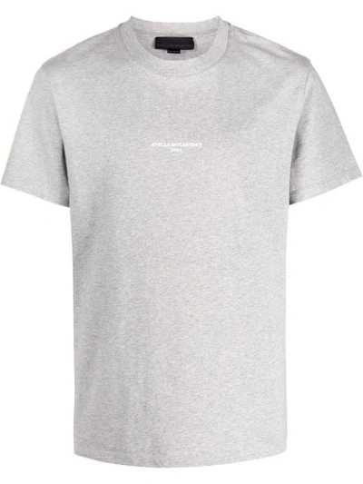 Stella Mccartney 2001 Logo Print T-shirt In Grey