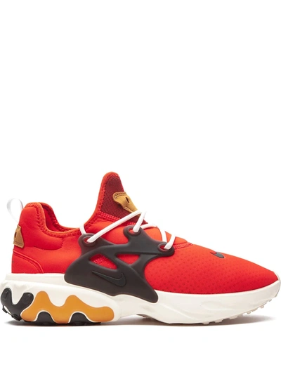 Nike React Presto Sneakers In Red,black,beige