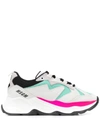 Msgm Contrast-panel Low-top Trainers In White