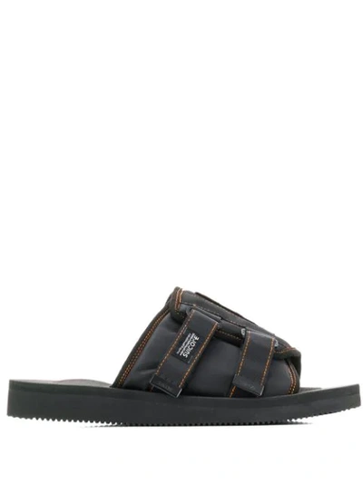 Palm Angels Suicoke Slide Sandal In Black