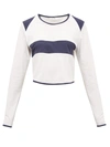 The Upside Hamilton Long Sleeve Top - Xl - Also In: L In White,blue