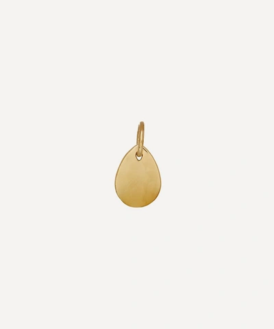 Monica Vinader Gold Plated Vermeil Silver Ziggy Mini Petal Pendant Charm