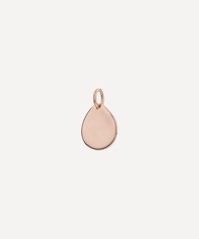 Monica Vinader Rose Gold Plated Vermeil Silver Siren Small Pendant Charm In Rose Gold Vermeil
