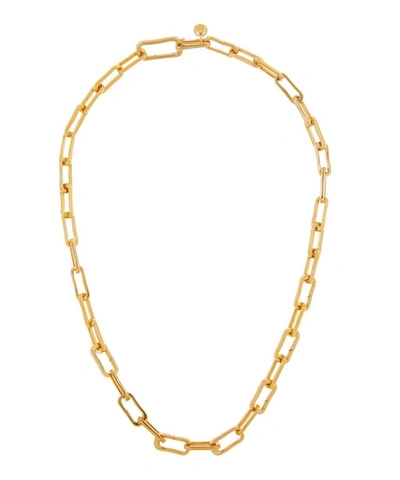 Monica Vinader Gold Plated Vermeil Silver Alta Capture Charm Necklace
