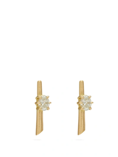 Jade Trau Rae 18-karat Gold Diamond Earrings