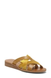 Lucky Brand Hallisa Strappy Leather Sandal In Golden Yellow Leather
