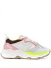 Msgm Contrast-panel Low-top Trainers In White