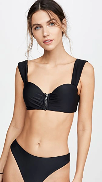 Veronica Beard Balos Top In Black