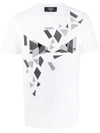 Fendi Cubic Eyes T-shirt In White