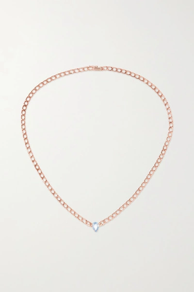 Anita Ko 18-karat Rose Gold Sapphire Necklace