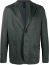 Harris Wharf London Single-breasted Fitted Blazer In Green