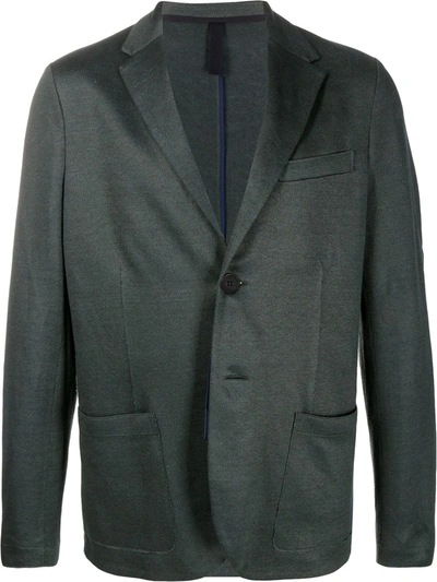 Harris Wharf London Single-breasted Fitted Blazer In Green