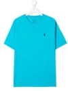 Polo Ralph Lauren Teen Crew Neck T-shirt In Blue