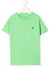 Polo Ralph Lauren Kids' Crew Neck T-shirt In Green