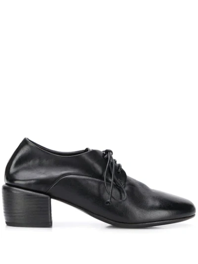 Marsèll Chunky 50mm Block Tap Style Shoes In Black