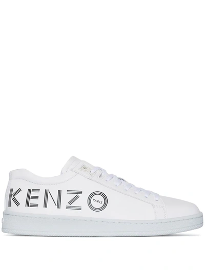 Kenzo Mens Tennix Sneakers White - Atterley In White,black